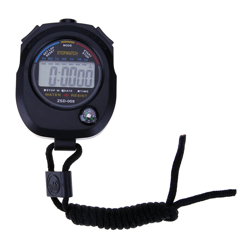 Precision Digital Stopwatch with Large Display for Sports and Training