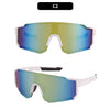 UV400 Cycling Sunglasses with Blue Mirror Lens