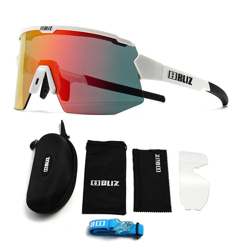 Breeze Cycling Sunglasses with 2 Interchangeable HD Lenses