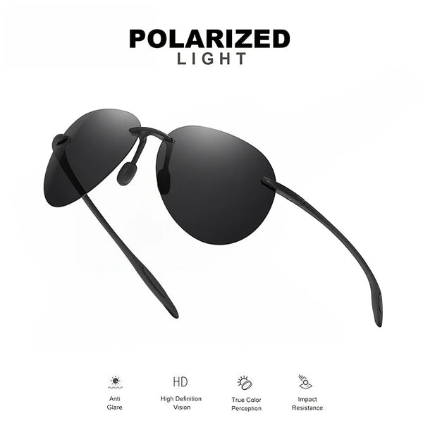 Ultra-Light Polarized Aviator Sunglasses