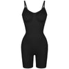 Black full body shapewear bodysuit for slimming
