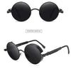 Classic Round Metal Frame Sunglasses with UV400 Protection