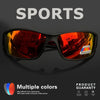 Polarized Sports Sunglasses with Camouflage Frame