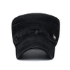 Classic Military Cadet Flat Cap – Unisex Adjustable Snapback