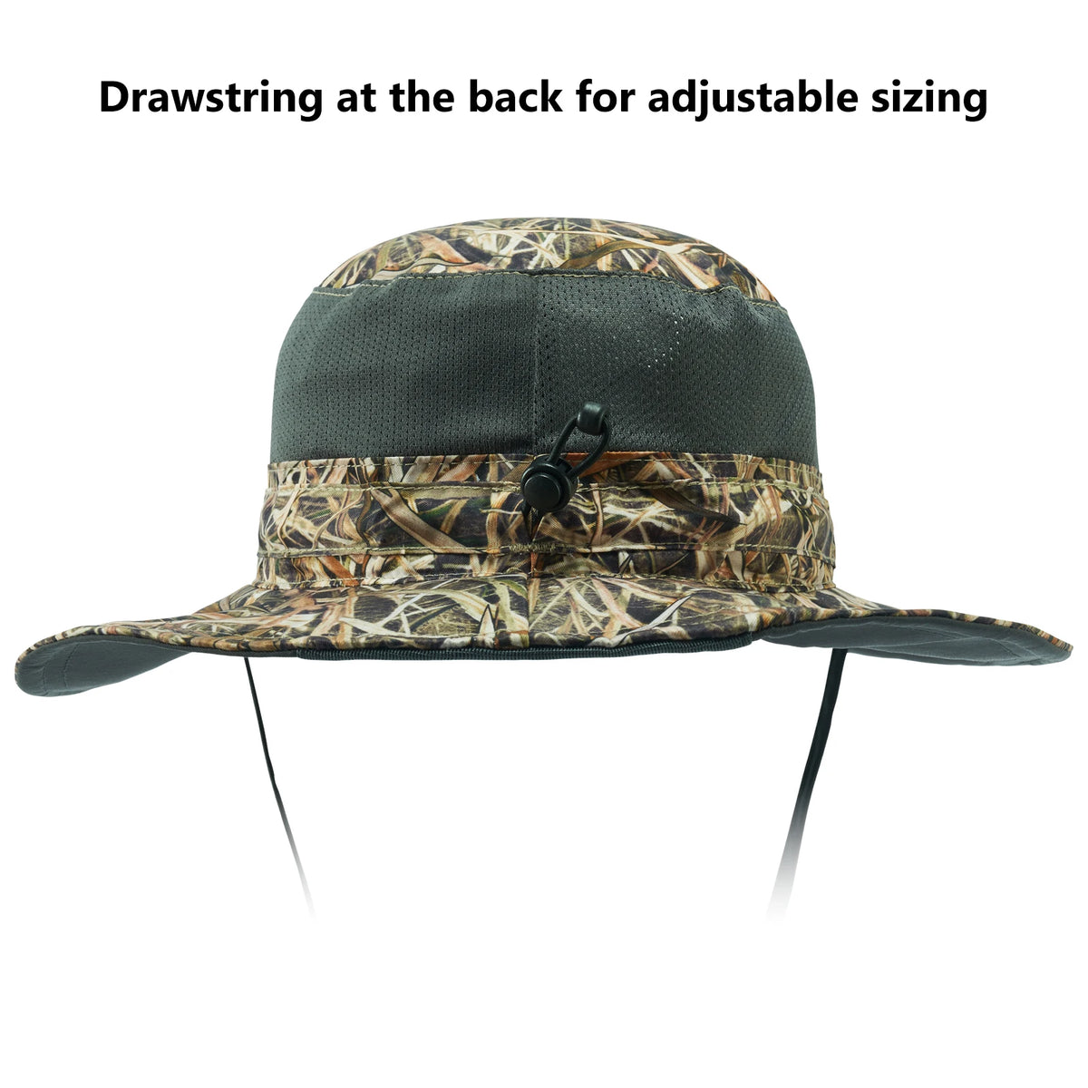 UPF 50+ Sun Protection Bucket Hat with Detachable Neck Flap