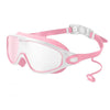 Colorful Anti-Fog Swimming Goggles with UV400 Protection and Silicone Frame