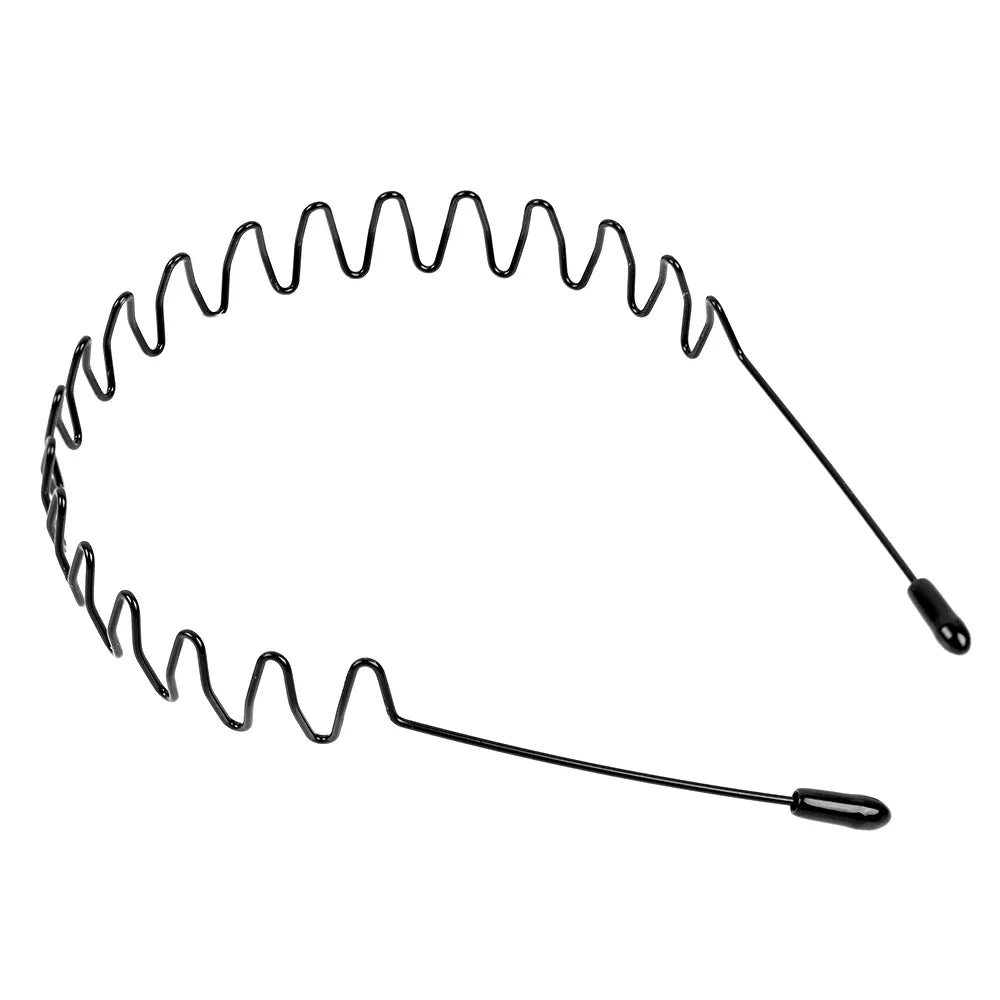 Black fashion metal hair bands for all