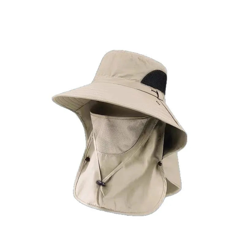 UV Protection Sun Hat with Neck Flap for Outdoor Adventures