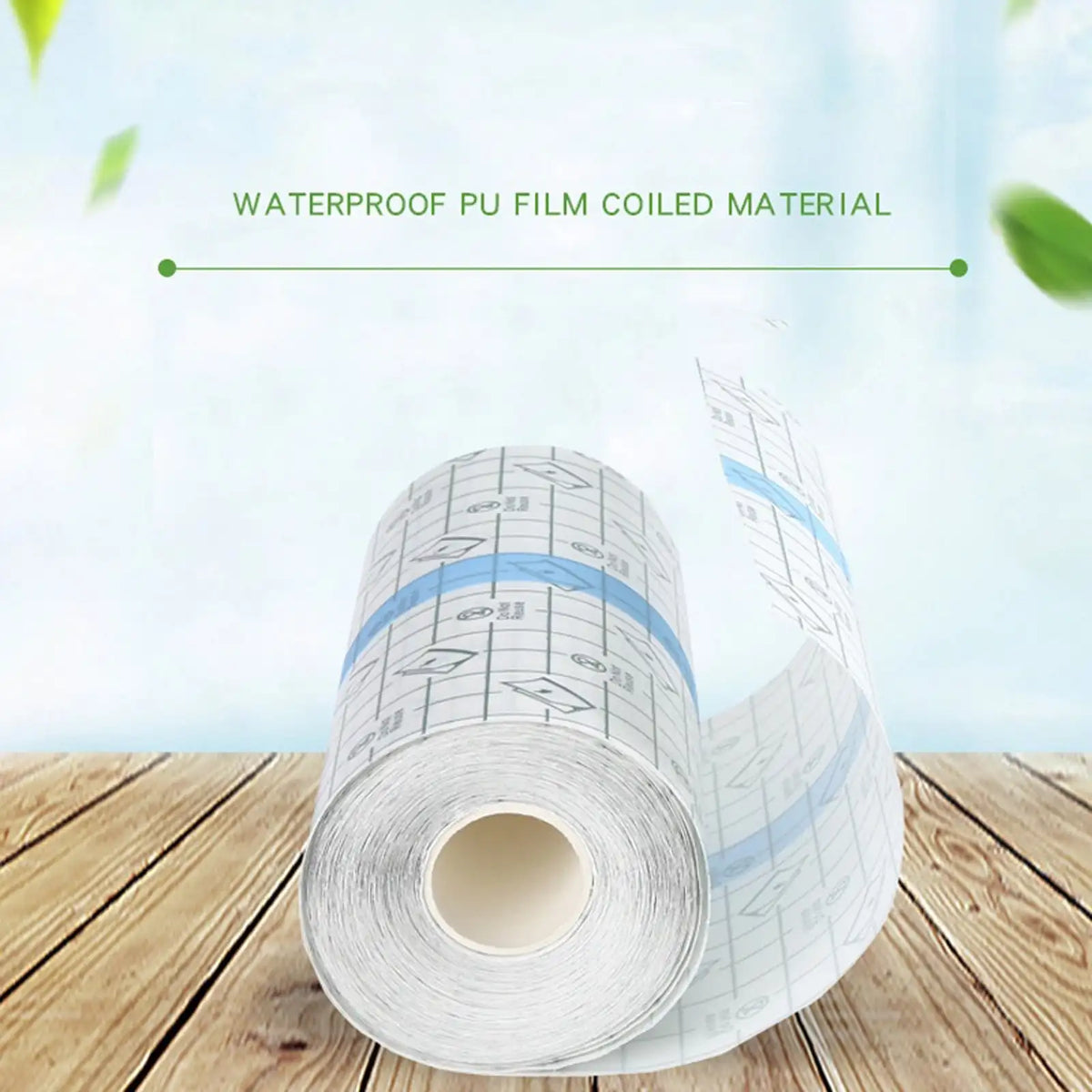 Rolle wasserdichter PU-Film, aufgewickeltes Material für Tattoo-Folie und Klebefolienverbände