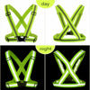 Hi-Vis Reflective Safety Vest for Running, Cycling & Outdoor Work
