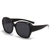 Vintage Oversized UV400 Sunglasses with Fit-Over Design