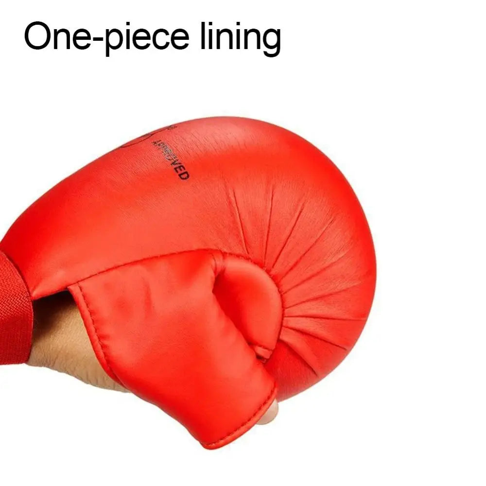 Half-Finger Karate Training Gloves with Thumb Protection