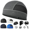 Casco de ciclismo gris transpirable con protección UV y absorción de humedad.