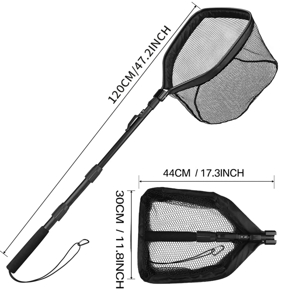 Aluminum Alloy Telescoping Fishing Landing Net