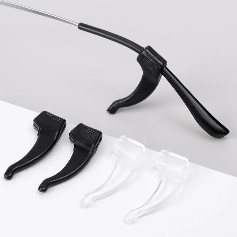 Silicone Anti-Slip Glasses Ear Hooks – Ergonomic Eyewear Grips