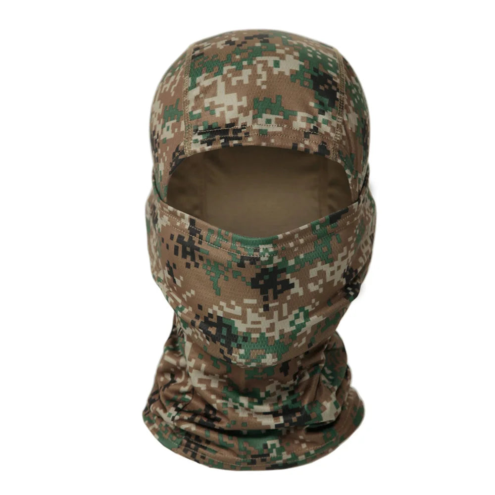 Camouflage Full Face Balaclava for Outdoor Sports
