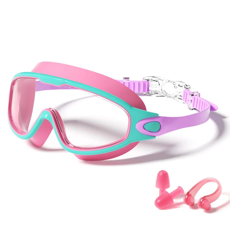 Kids Anti-Fog Swim Goggles with UV Protection