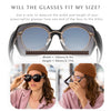 Wrap-Around Sunglasses with UV400 Protection for Men and Women