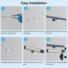 Solar-Powered Motion Sensor Wall Light with Remote Control
