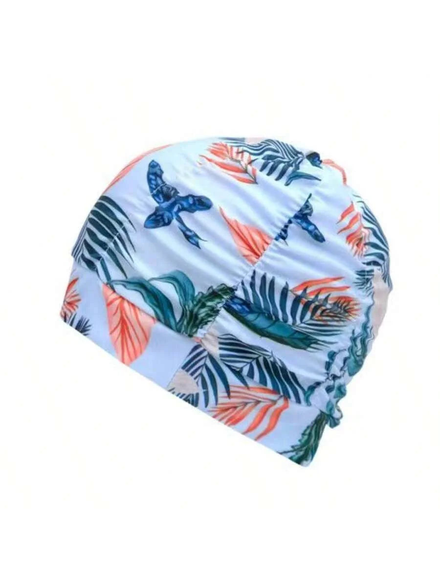 Comfortable Long Hair Swimming Cap with Ear Protection