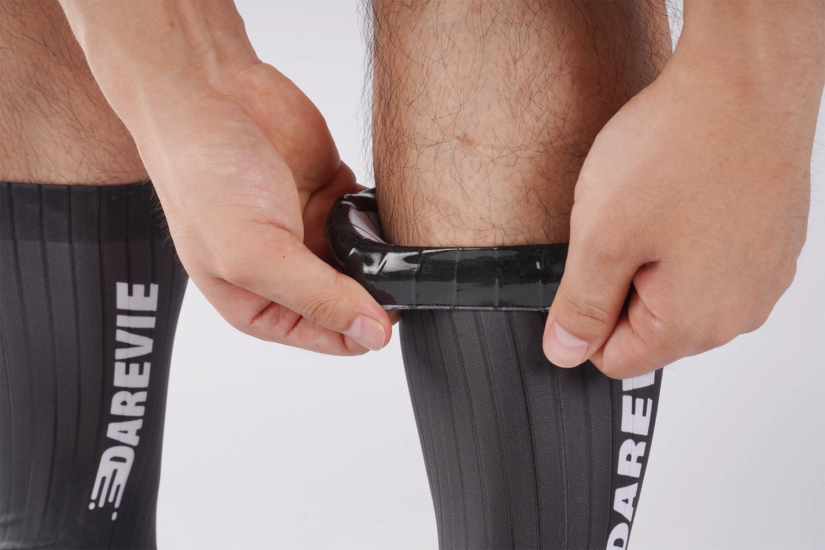 Aero Cycling Shoe Covers with Windproof, Water-Resistant Design