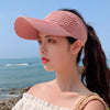 Breathable Adjustable Sun Visor Cap for Women