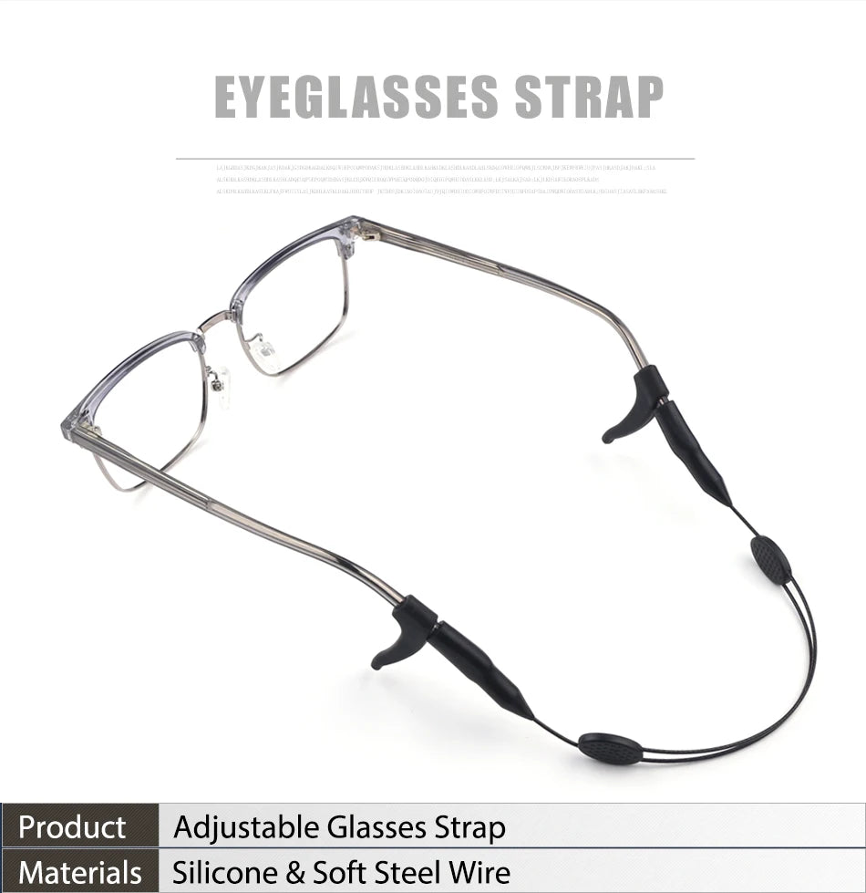 Anti-Slip Silicone Glasses Retainer Strap