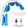 Adjustable Weighted Exercise Hoop for Core and Waist Toning