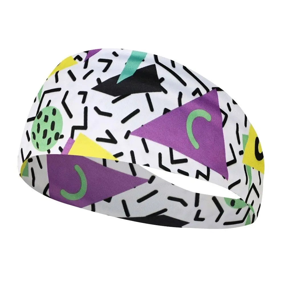 Fashion Print Cycling Yoga Headband