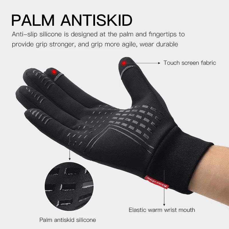 Black palm antiskid silicone sports gloves designed for grip and durability