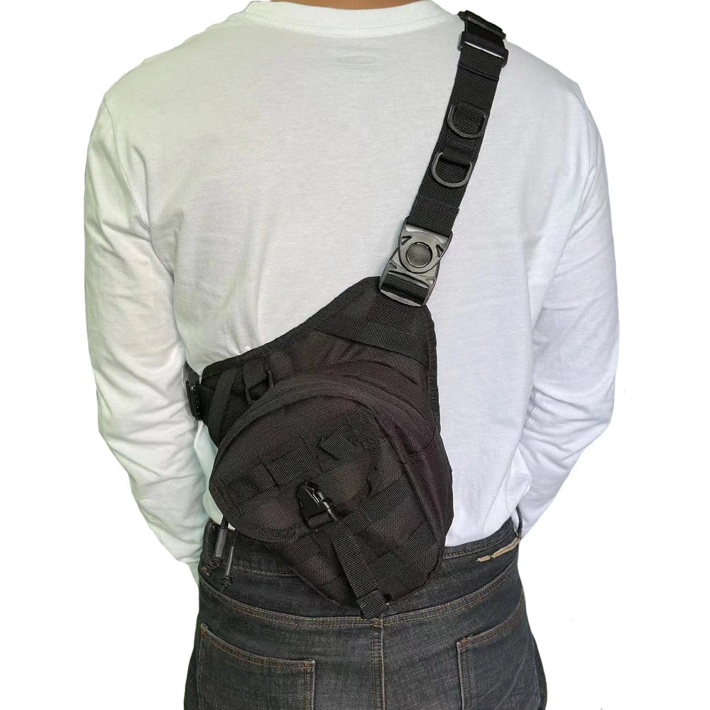 Camo Tactical Waist Pack with Adjustable Strap