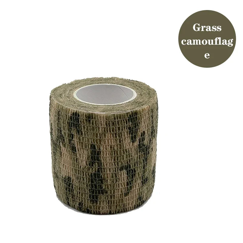 Rollo de vendas elásticas de camuflaje de hierba para deportes y caza