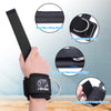 Adjustable Sliding D-Ring Wrist Cuffs for Gym Training