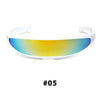 Futuristic Cyclops Visor Sunglasses with UV400 Protection