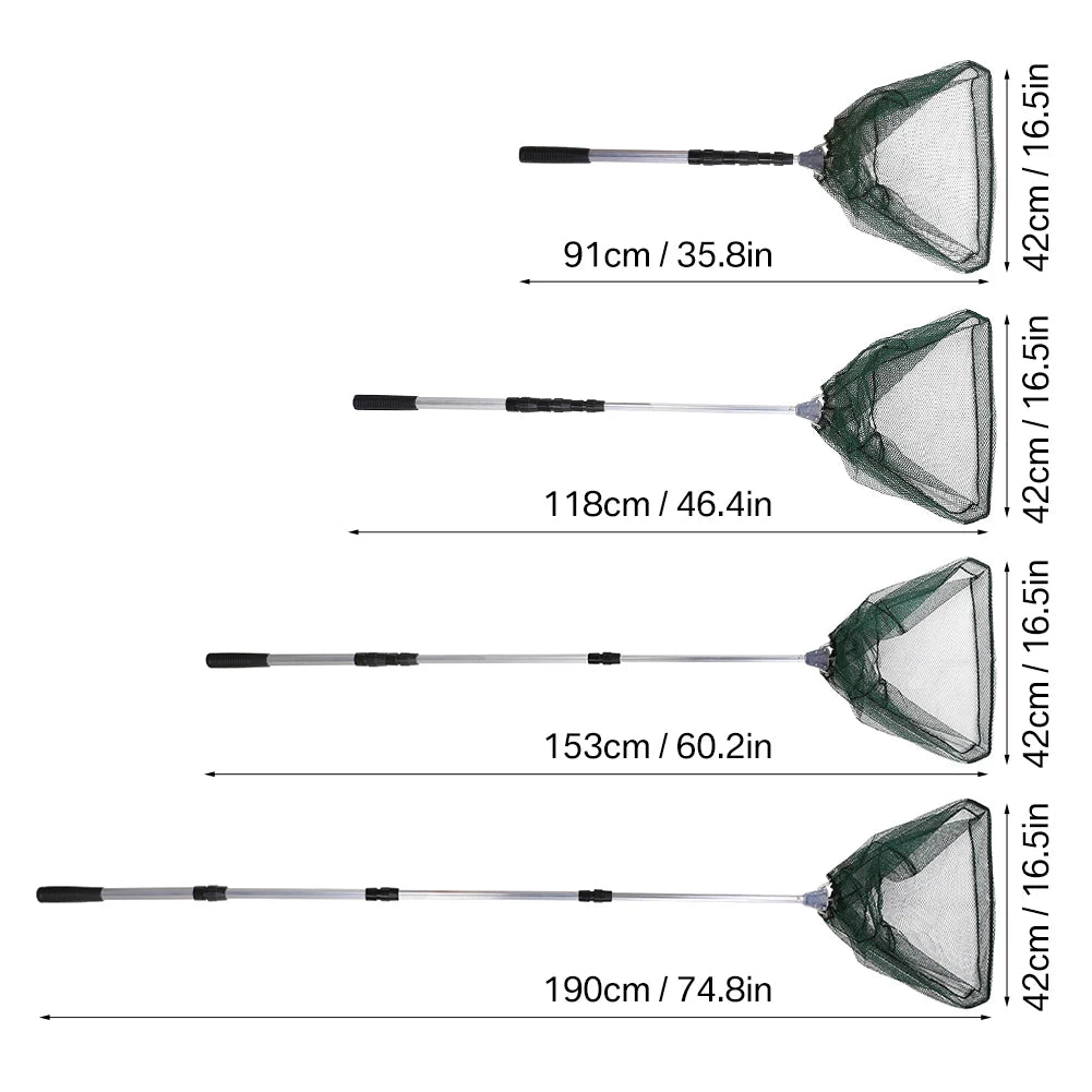 Aluminum Alloy Telescoping Fishing Landing Net