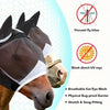 Breathable Horse Fly Mask with Adjustable Mesh