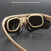 Tactical Sports Glasses with Swappable Lenses