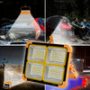 Solar Powered LED Work Light with Hanging Hook for Outdoor Use