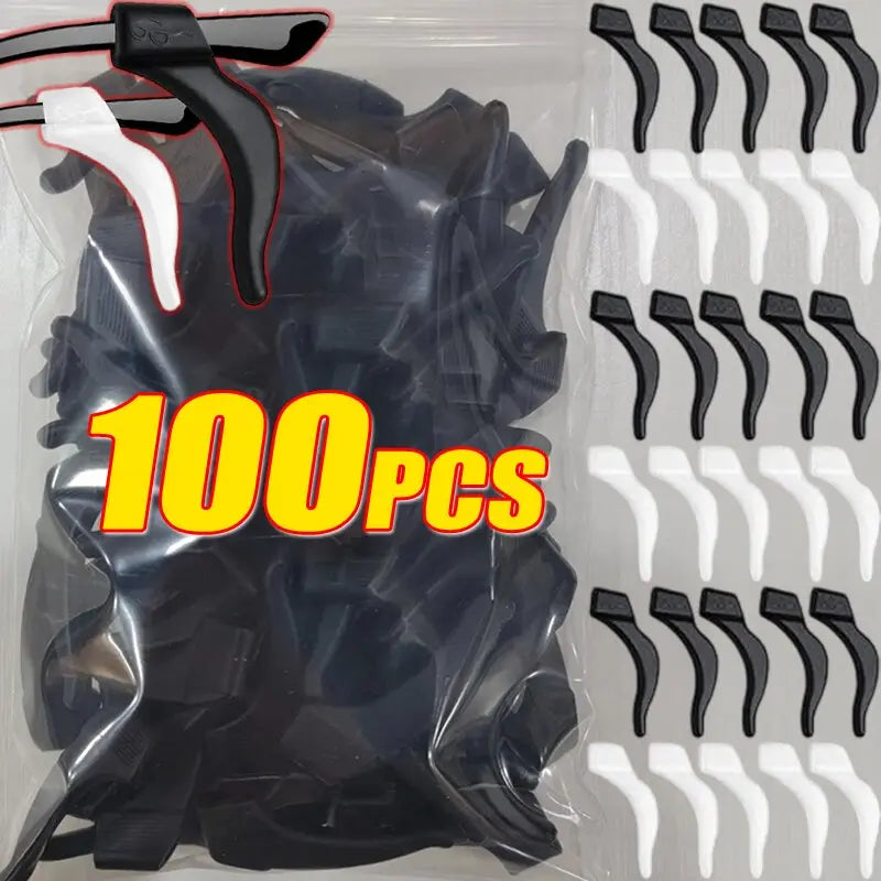 Silicone Anti-Slip Glasses Ear Hooks – Ergonomic Eyewear Grips