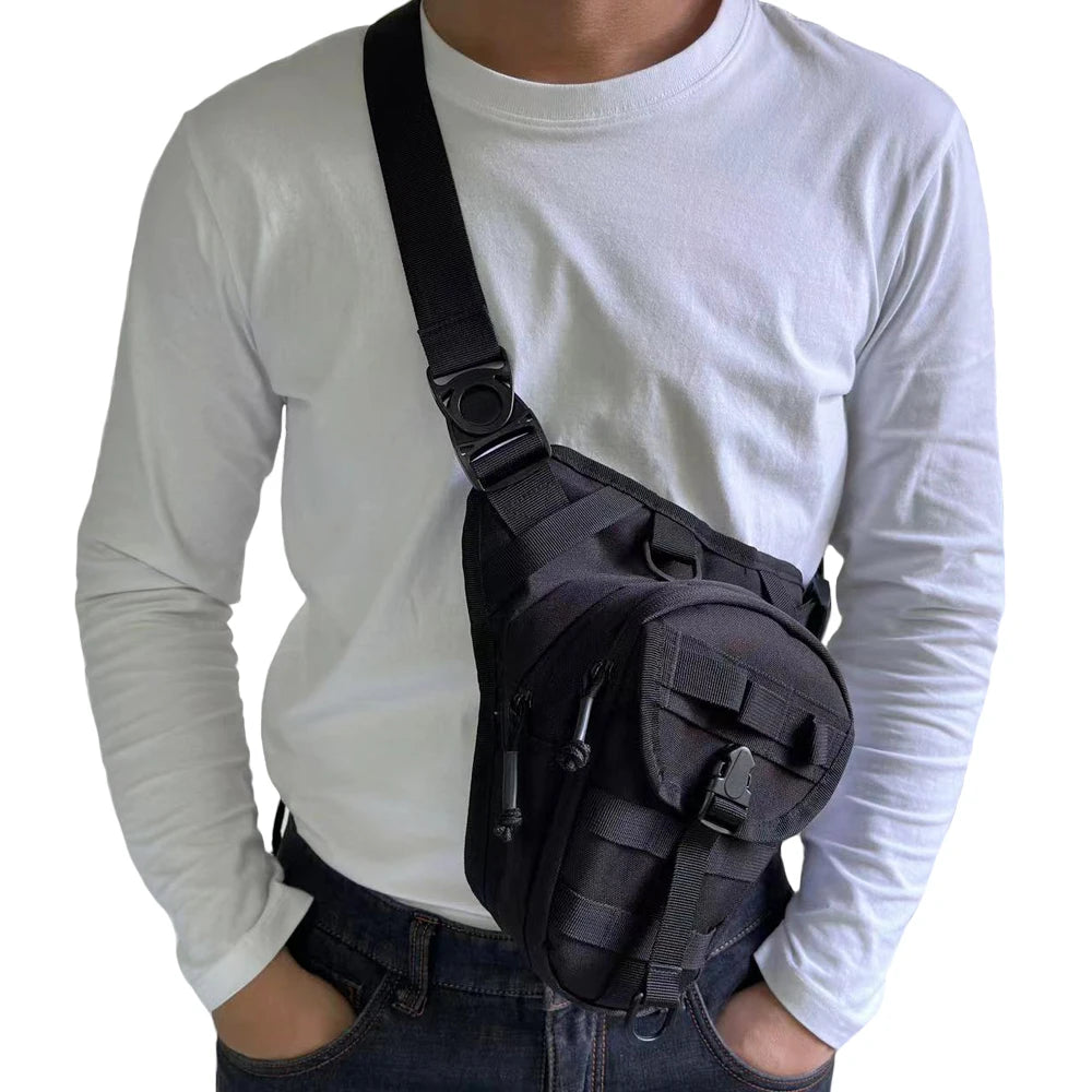 Camo Tactical Waist Pack with Adjustable Strap