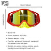 Classic Red Motorcycle Goggles with HD Lens