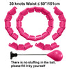 Adjustable Weighted Exercise Hoop for Core and Waist Toning