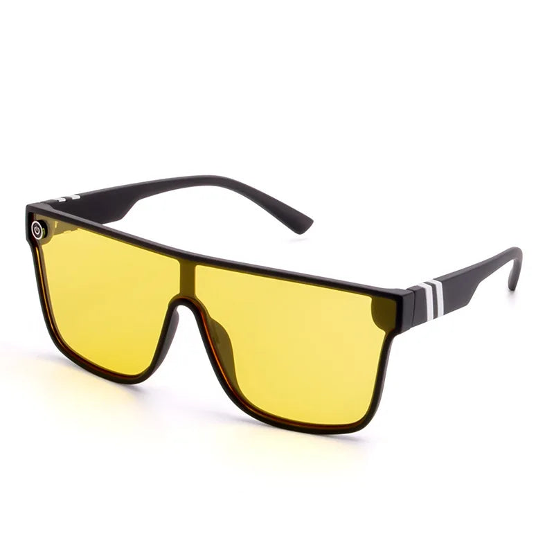 Oversized UV400 Sports Sunglasses for Men