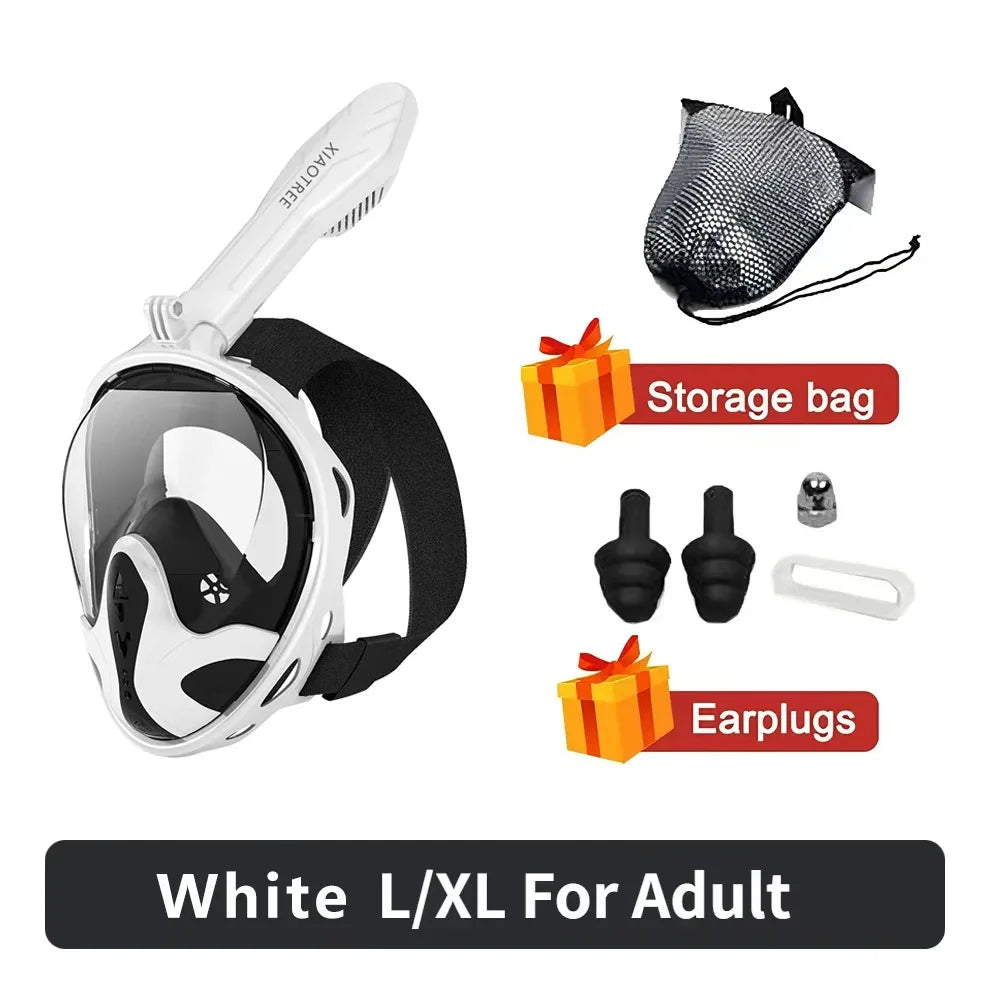 Full Face Snorkel Mask with Anti-Fog Window