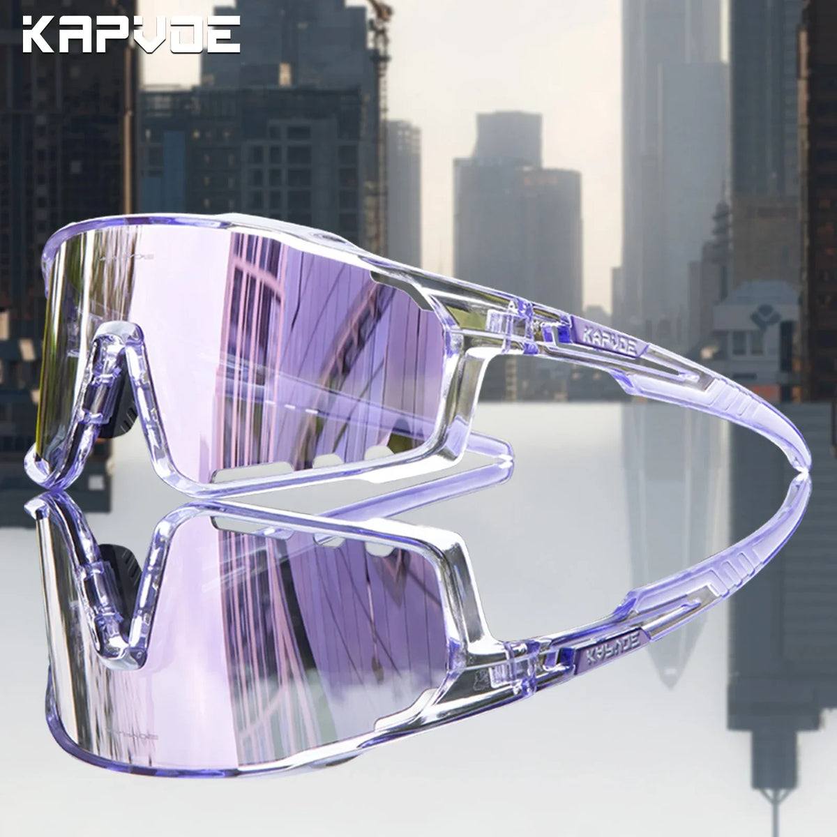 Kapvoe Polarized Cycling Sunglasses with UV400 Protection
