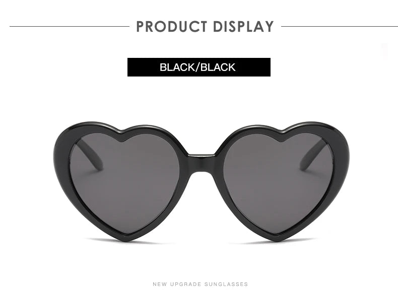 Polarized Heart-Shaped Sunglasses with UV Protection