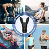 Adjustable lung and breathing trainer shown in various fitness contexts including weightlifting, yoga, running, and swimming.