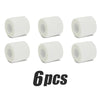 Six white elastic tattoo grip tapes for finger and wrist protection