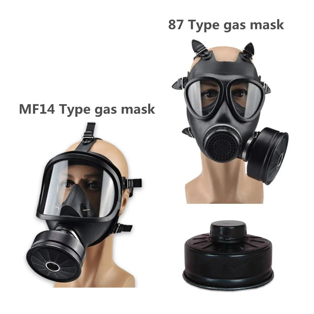 Full Face Gas Mask with Chemical Respirator Filter