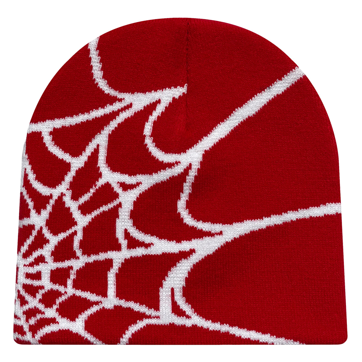 Y2K Spider Web Knit Beanie for Men and Women